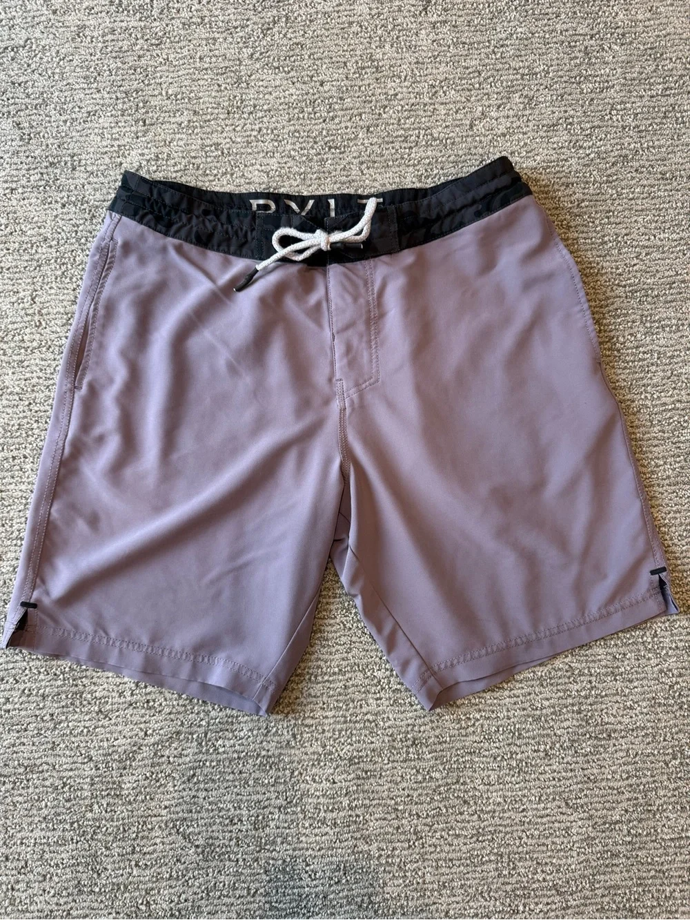 BYLT Purple Men's Board Shorts Swim Drawstring Pockets Size 32‎